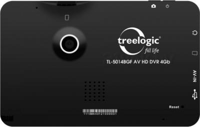GPS навигатор Treelogic TL-5014BGF AV HD DVR 4GB - вид сзади