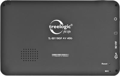 GPS навигатор Treelogic TL-5011BGF AV 4GB - вид сзади