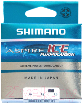 Леска монофильная Shimano Aspire Silk S Ice 50м 0.08мм / ASSSI5008