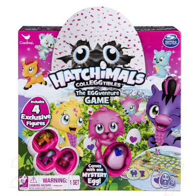 Настольная игра Hatchimals 98234 с 4 коллекционными фигурками