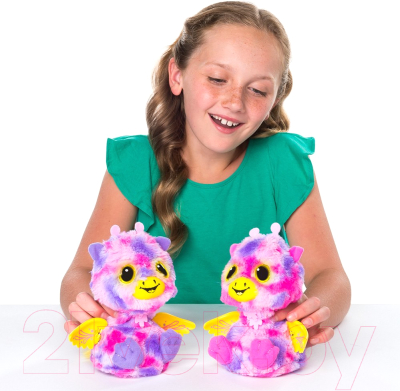 Интерактивная игрушка Hatchimals Близнецы вылупляющиеся из яйца (розовый)