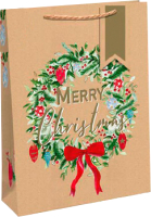 

Пакет подарочный Rhodia, Xmas Wreath Kraft / X-29214-3C