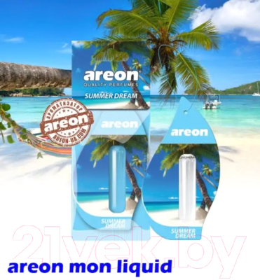 Ароматизатор автомобильный Areon Mon Liquid Summer Dream / ARE-LR19