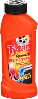 Средство для устранения засоров Tytan Гранулы для канализационных труб (400г)