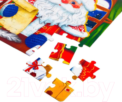 Пазл Puzzle Time Домик Дедушки Мороза / 5800956 (54эл)