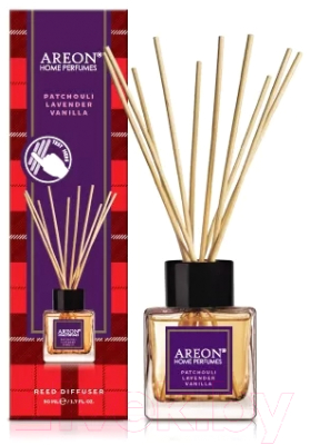 Аромадиффузор Areon Sticks Reed Patchouli Lavender Vanilla / ARE-RHP01
