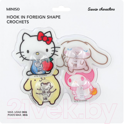 Sanrio Characters Traceless Hook - MINISO