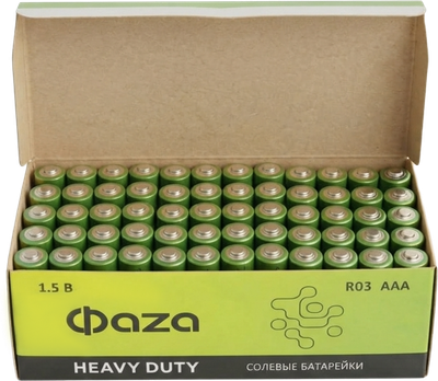 Батарейка Фаза Heavy Duty Shrink-4 R03 / 5002326