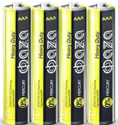 Изображение товара Батарейка Фаза Heavy Duty Shrink-4 R03 / 5002326