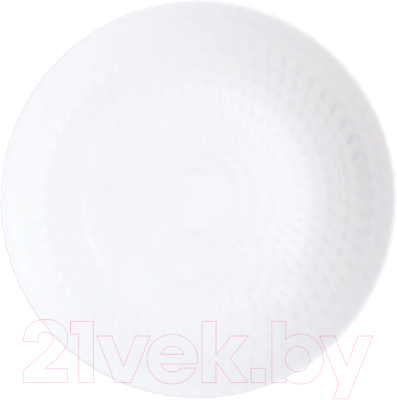 Тарелка столовая глубокая Luminarc Pampille White Q4656