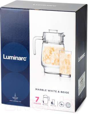 Набор для напитков Luminarc Marble Beige Q7487 (7шт)