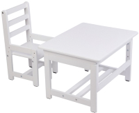 Комплект мебели с детским столом Фея Растем вместе (белый) - 