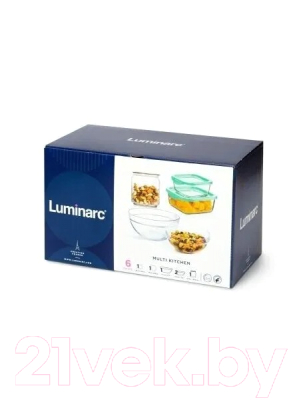 Набор емкостей для хранения Luminarc Multi Kitchen Q0962
