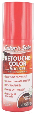 Тонирующий спрей для волос Les 3 Chenes Retouche Color (75мл, медный)