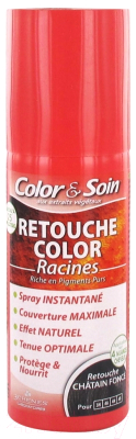 Тонирующий спрей для волос Les 3 Chenes Retouche Color (75мл, темно-каштановый)