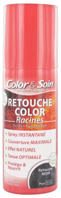 Тонирующий спрей для волос Les 3 Chenes Retouche Color (75мл, черный)