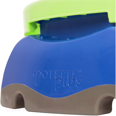 Дорожный горшок Potette Plus 23011DM (зеленый/голубой)