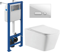 

Унитаз подвесной с инсталляцией Aquatek, Либра AQ0530-00 + S-IN-MZ-VECTOR + P-BU-INT/Wh
