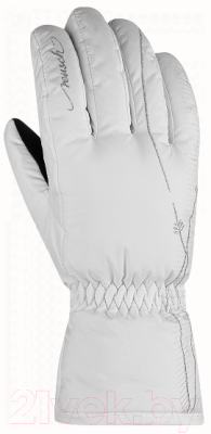 Перчатки лыжные Reusch Yana / 6131167-1103 (р-р 6.5, White/Silver)