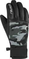Перчатки лыжные Reusch Giorgia R-Tex XT Junior / 6161277-7696 (р-р 6, Black/Grey Camou) - 
