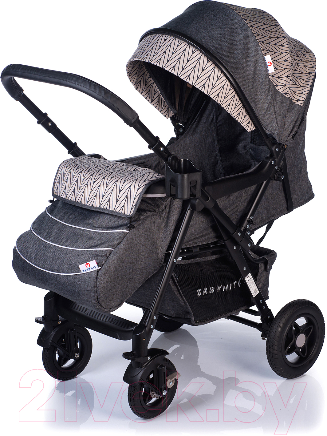 Детская прогулочная коляска Babyhit Sense Plus (Arrow Grey)