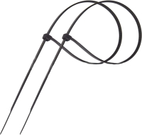 Стяжка для кабеля PROconnect 57-0401 (100шт, черный) - 
