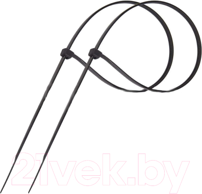 Стяжка для кабеля PROconnect 57-0401 (100шт, черный)