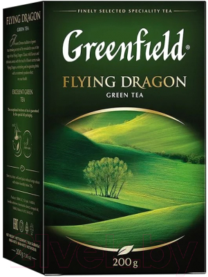 Чай листовой GREENFIELD Flying Dragon зеленый / Nd-00001696 (200г)