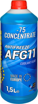 Антифриз Eurofreeze AFG 11 концентрат / 57459 (1.5л, синий)