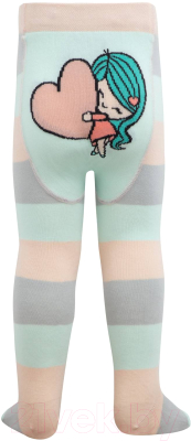 Изображение товара Колготки детские Conte Kids Tip-Top 581 (р.62-74, бледно-бирюзовый)