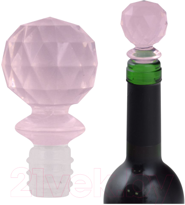 Пробка для бутылок Мультидом Розовый хрусталь MS13-112