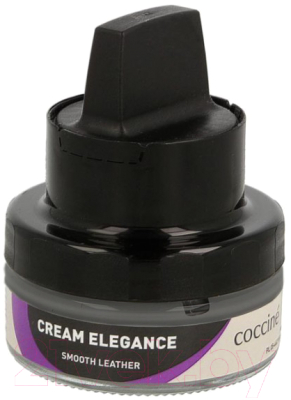 Изображение товара Крем для обуви Coccine Cream Elegance с губкой (50мл, серый)