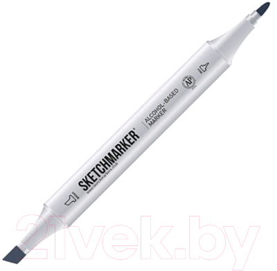 Изображение товара Маркер перманентный Sketchmarker Двусторонний CG1 / SM-CG1 (серый холодный №1)