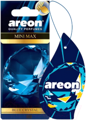 Ароматизатор автомобильный Areon Mini Max Blue Chrystal / ARE-AMM04