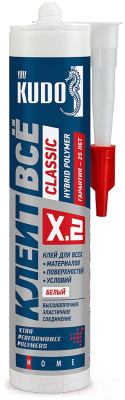 Клей Kudo Classic KX-2W Клеит Все (280мл, белый)