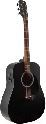 Электроакустическая гитара JET JDE-255 BKS