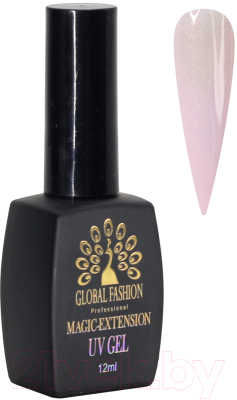 Моделирующий гель для ногтей Global Fashion Magic-Extension с шиммером 3 (12мл)