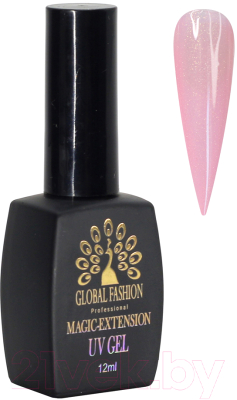 Моделирующий гель для ногтей Global Fashion Magic-Extension с шиммером 9 (12мл)