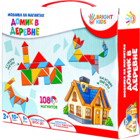 

Развивающая игра Bright Kids, Мозаика на магнитах. Домик в деревне / ИН-2428