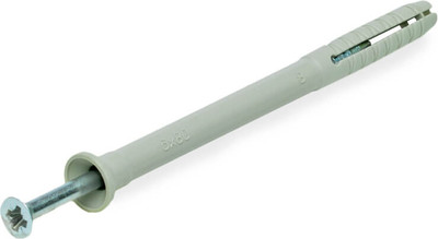 Дюбель-гвоздь ЕКТ Потайной 6x80 / VZ011905 (60шт, нейлон) - 
