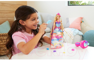 Кукла с аксессуарами Barbie Сказочная принцесса / GTG00