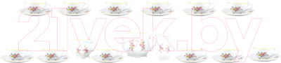 Набор для чая/кофе Cmielow i Chodziez Rococo / 7490-532703A (бабушкин цветок)