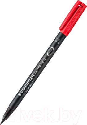 Маркер перманентный Staedtler Люмоколор S 313-2 (0.4мм, красный)