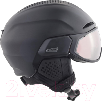 Шлем горнолыжный Alpina Sports 2021-22 Alpina Alto Qv / A9237-30 (р-р 55-59, черный матовый)