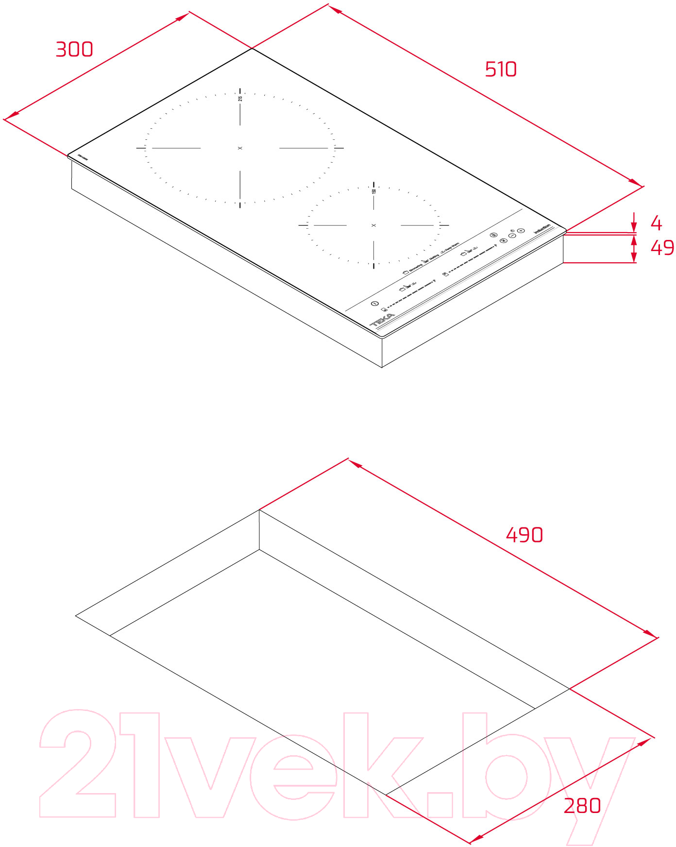 Индукционная варочная панель Teka IZC 32310 MSP / 112520014