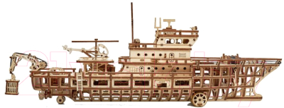 Корабль игрушечный Wood Trick Исследовательская Яхта / 1234-87