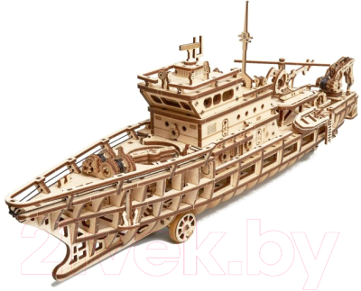 Корабль игрушечный Wood Trick Исследовательская Яхта / 1234-87