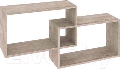 Полка-ячейка Кортекс-мебель КМ 24 (дуб монтерей)
