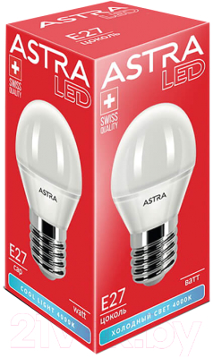 Изображение товара Лампа ASTRA LED G45 7W E27 4000K