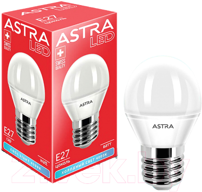 Изображение товара Лампа ASTRA LED G45 7W E27 4000K